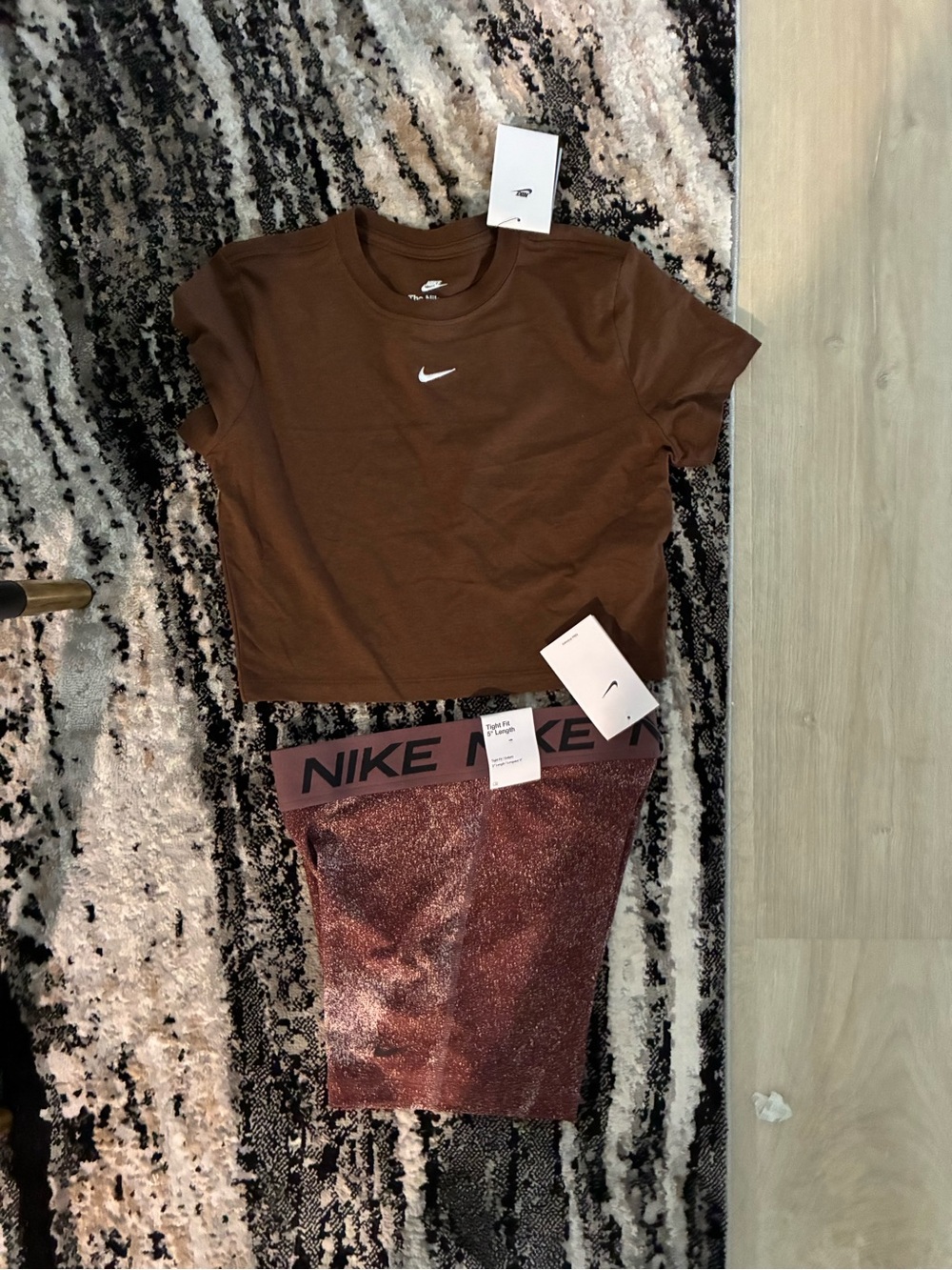 Nike Brown Short Sleeve Top NWT